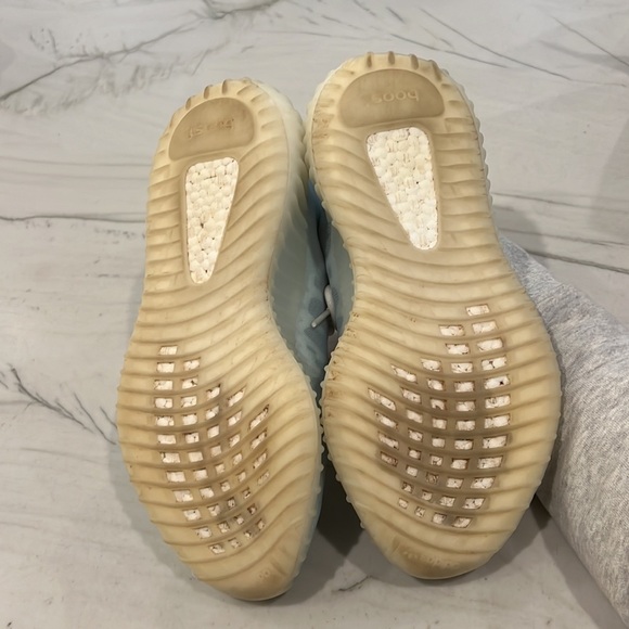 Adidas Yeezy Boost 350 V2 “Mono ICE” tennis shoes, men’s 7.5. - Picture 3 of 7